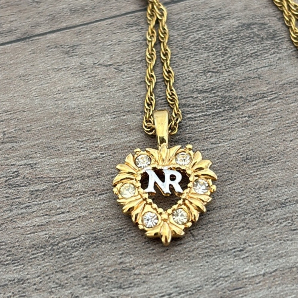 Nina Ricci Heart Necklace in EUC